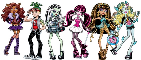 Monster High navštěvují různá monstra