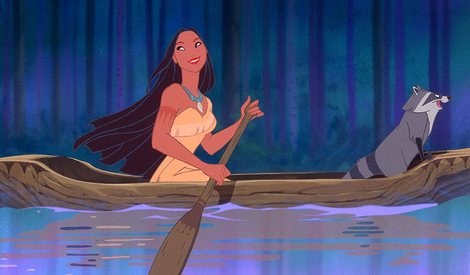 Hlavní hrdinkou je indiánská dívka Pocahontas