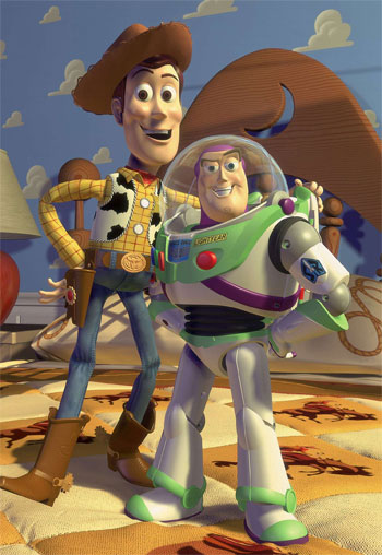 Woody a Buzz se nakonec stali přáteli