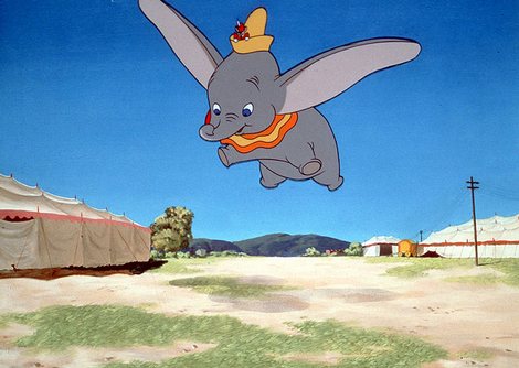 Dumbo díky svým velkým uším uměl létat