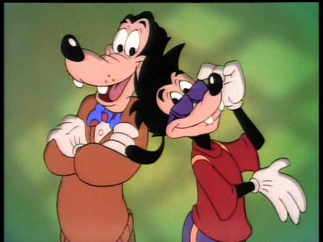 Max a jeho táty Goofy