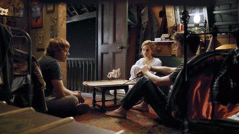 Harry, Ron a Hermiona jsou přátelé na život a na smrt