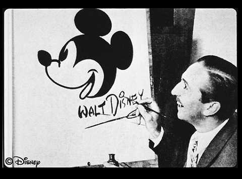 Walt disney a mickey mouse