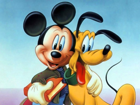 Mickeyho dobrým kamarádem je pes Pluto