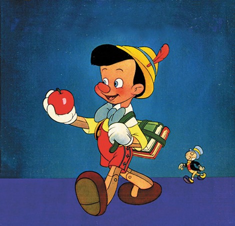 Pinocchio je malý dřevěný kluk