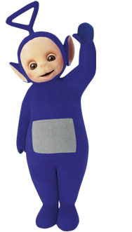 Tinky Winky je ze všech Teletubbies největší