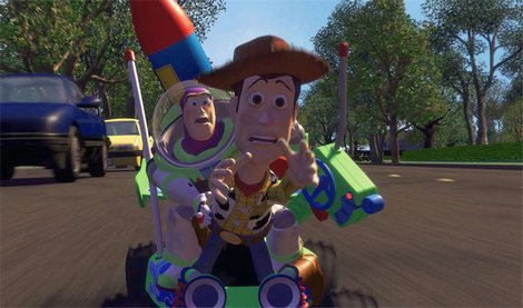 Woody s Buzzem spěchají za Andym